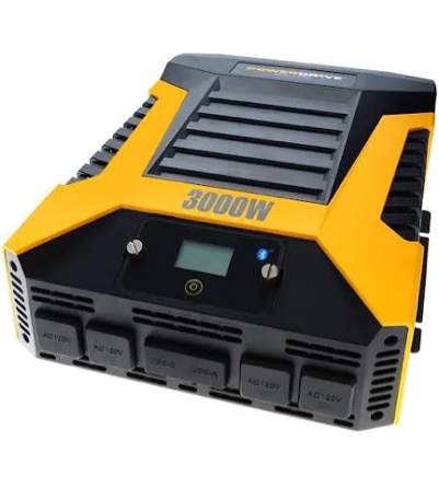 PowerDrive Plus PWD3000P 3000 Watt Power Inverter with Bluetooth(R) Wireless Tech and Remote Control