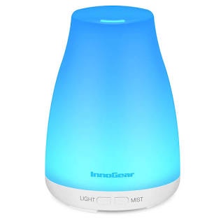 bolegner aroma essential oil diffuser, multi-color cool mist ultrasonic air humidifier, 100ml water tank capacity