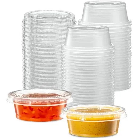 stackables portion cups with lid 1.5oz pack of 150