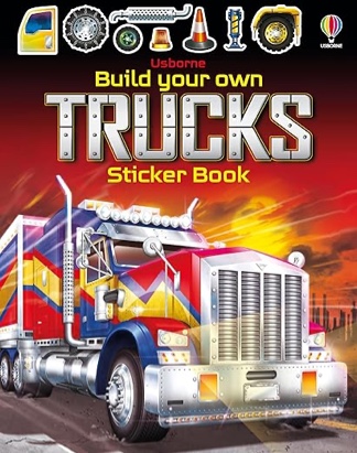 (Similar style) Build Your Own Cars & Trucks Sticker Bk 