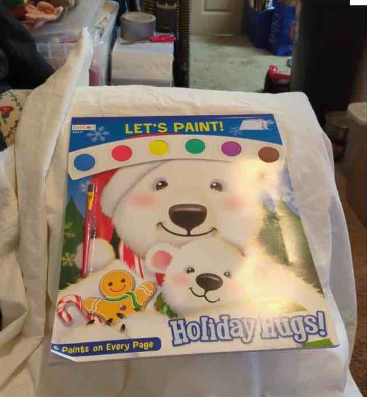  Bendon Let's Paint Holiday Hugs Book