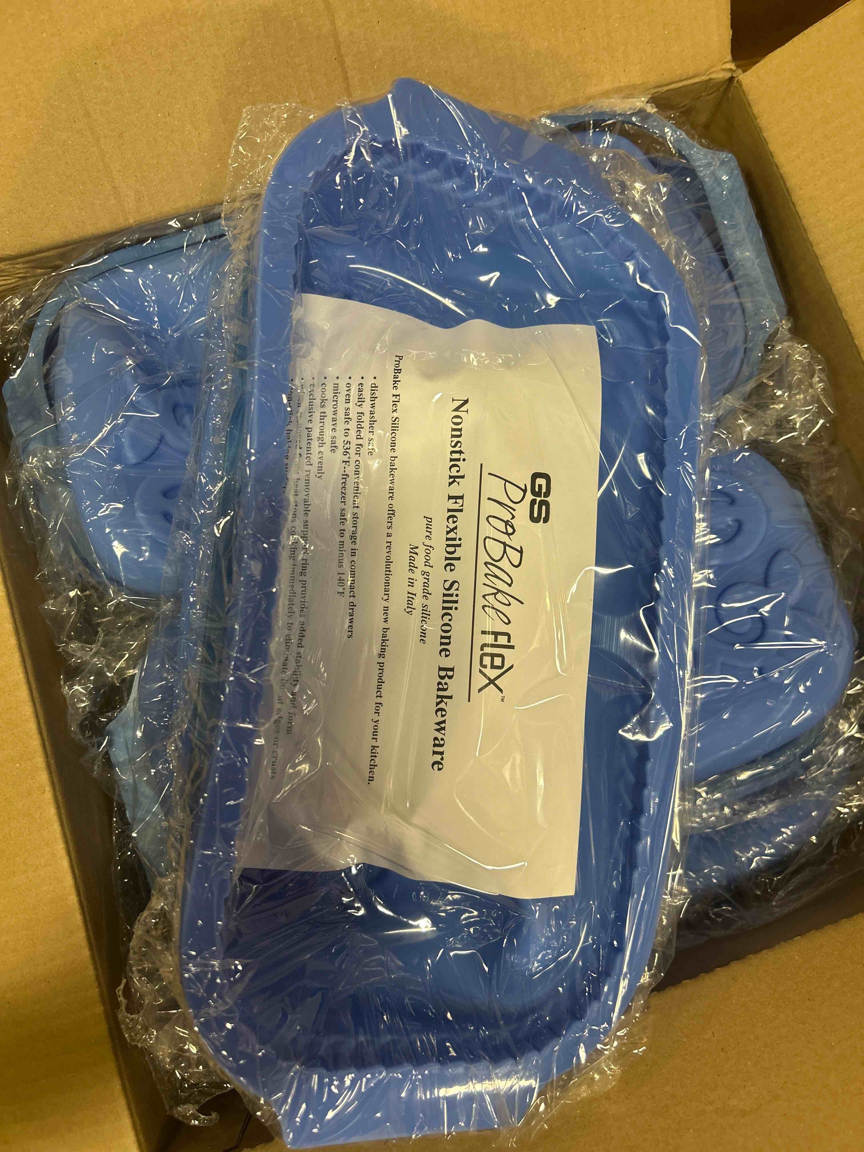 Case of 12 PRO Bake Flex Loaf Nonstick Silicone Bakeware 