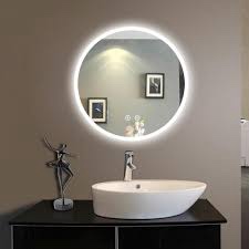 Ketcham Orbit Dimmable LED Mirror with Defogger, 30" Round
