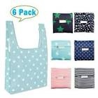 Baleine foldable reusable grocery shopping bags 6 pack 