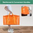 Baleine Zipper Utility Tote Orange 
