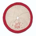 Baleine Home 47" Let it Snow Tree Skirt