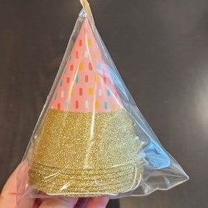 6ct Pink & Blue Mini Party Hats - Spritz™10 pack 