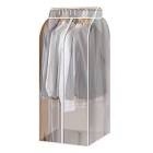 Lot of 4 Clear Hanging Garment Bags for Closet Storage Bottom Enclosed Garment Rack Cover