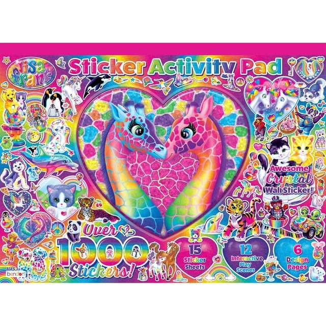 Bendon Lisa Frank Sticker Activity Pad Plus