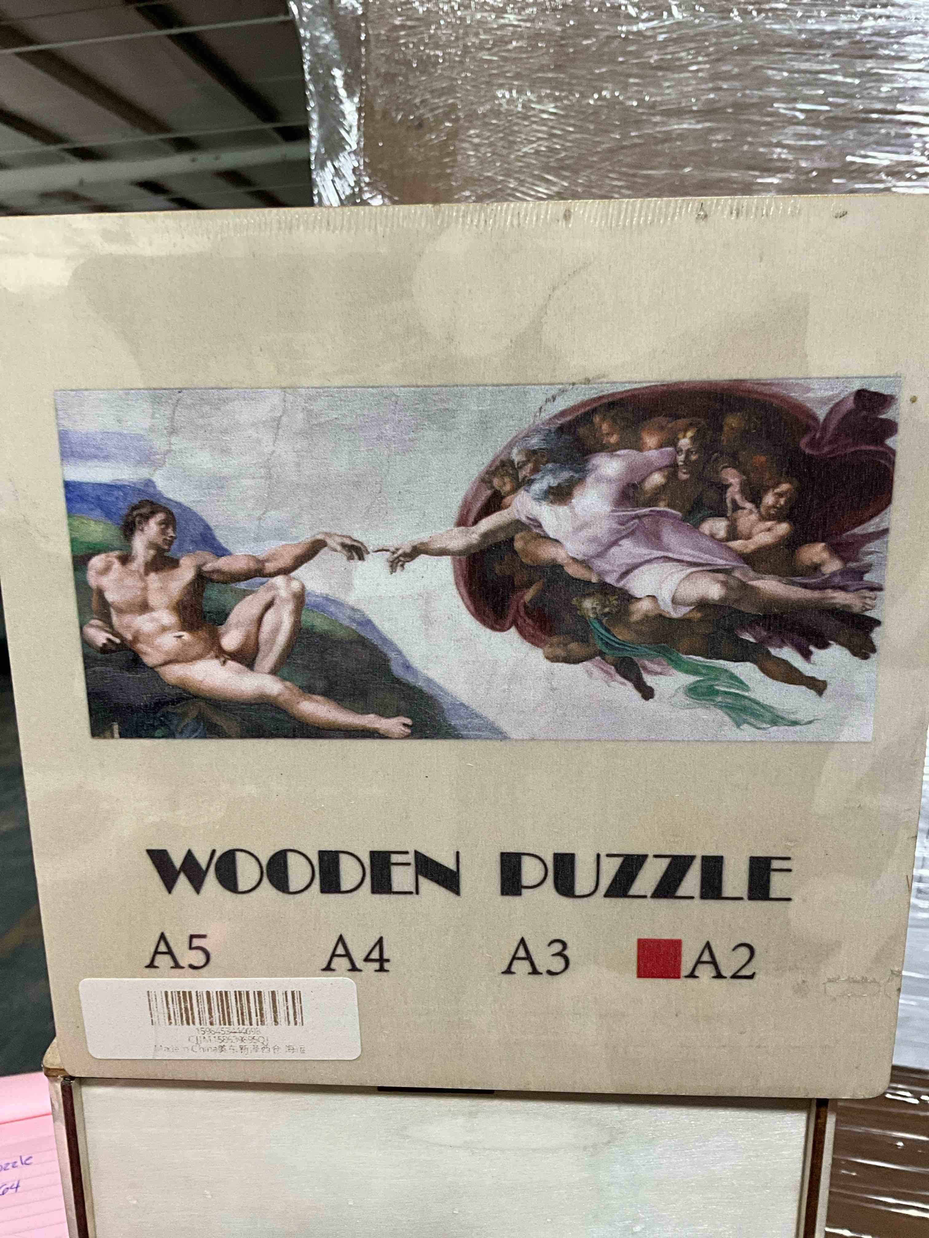 Adult Wooden Puzzle , Size A2 and Wooden Box 