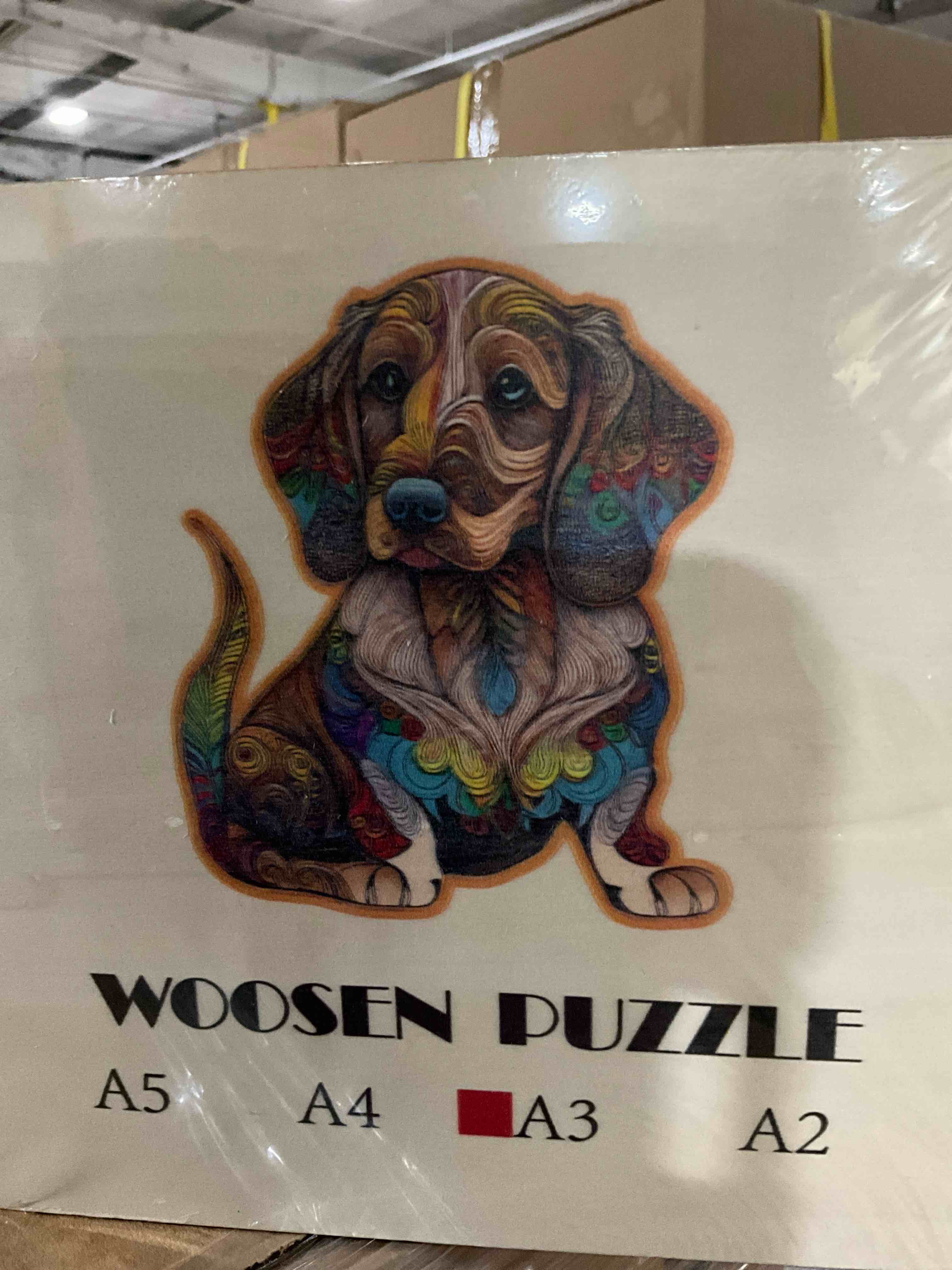 PuzzlesUp Adult Wooden Puzzle, Size A3