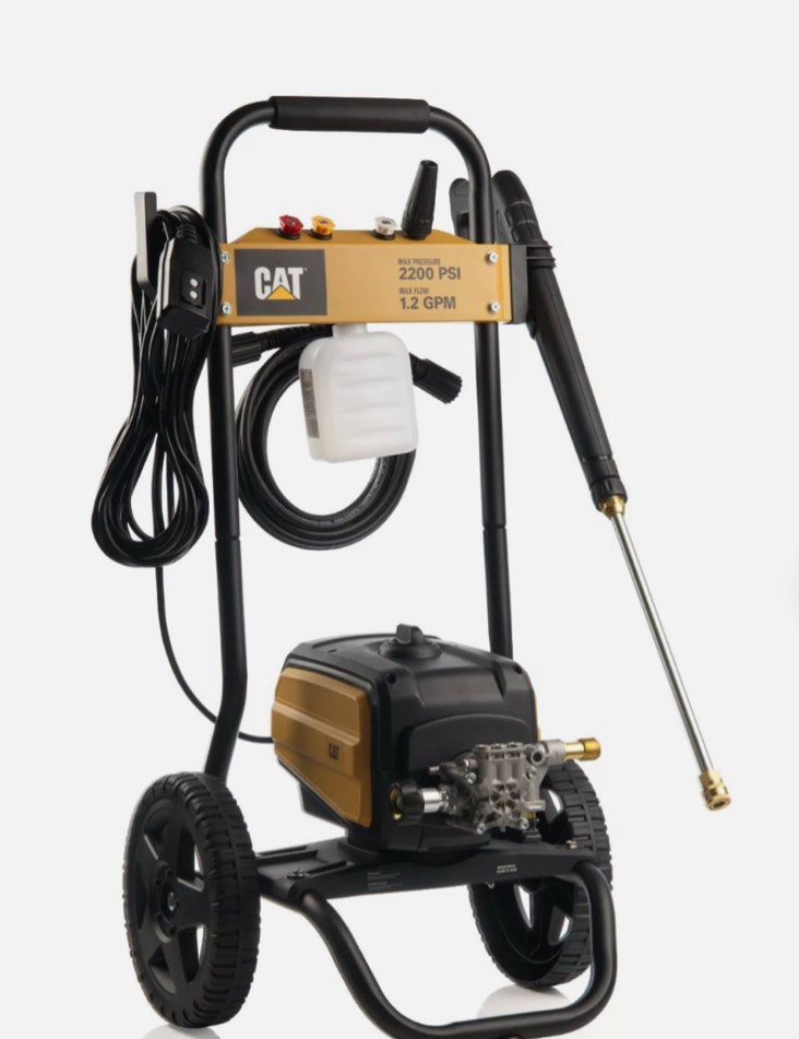 CAT 2200PSI Electric Pressure Washer W/ Turbo Nozzle, 13-Amp