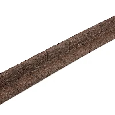 Rubberific 4-ft Brown Rubber Landscape Edging