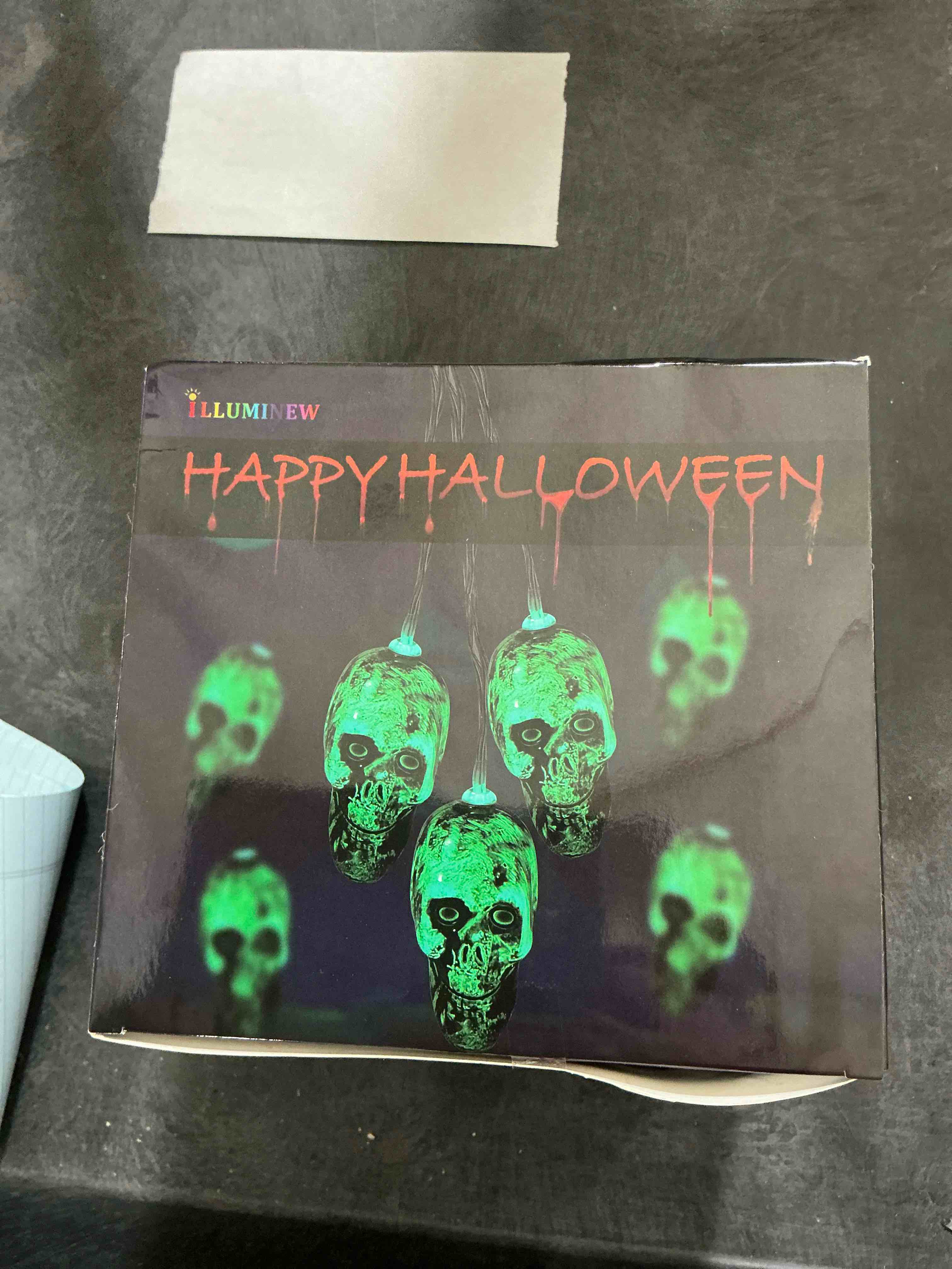 ILLUMINEW HAPPY HALLOWEEN SKULL LED LIGHTS  