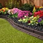 GroundSmart 4-ft x 3-in Brown Rubber Landscape edging section with stakes 2 pack 