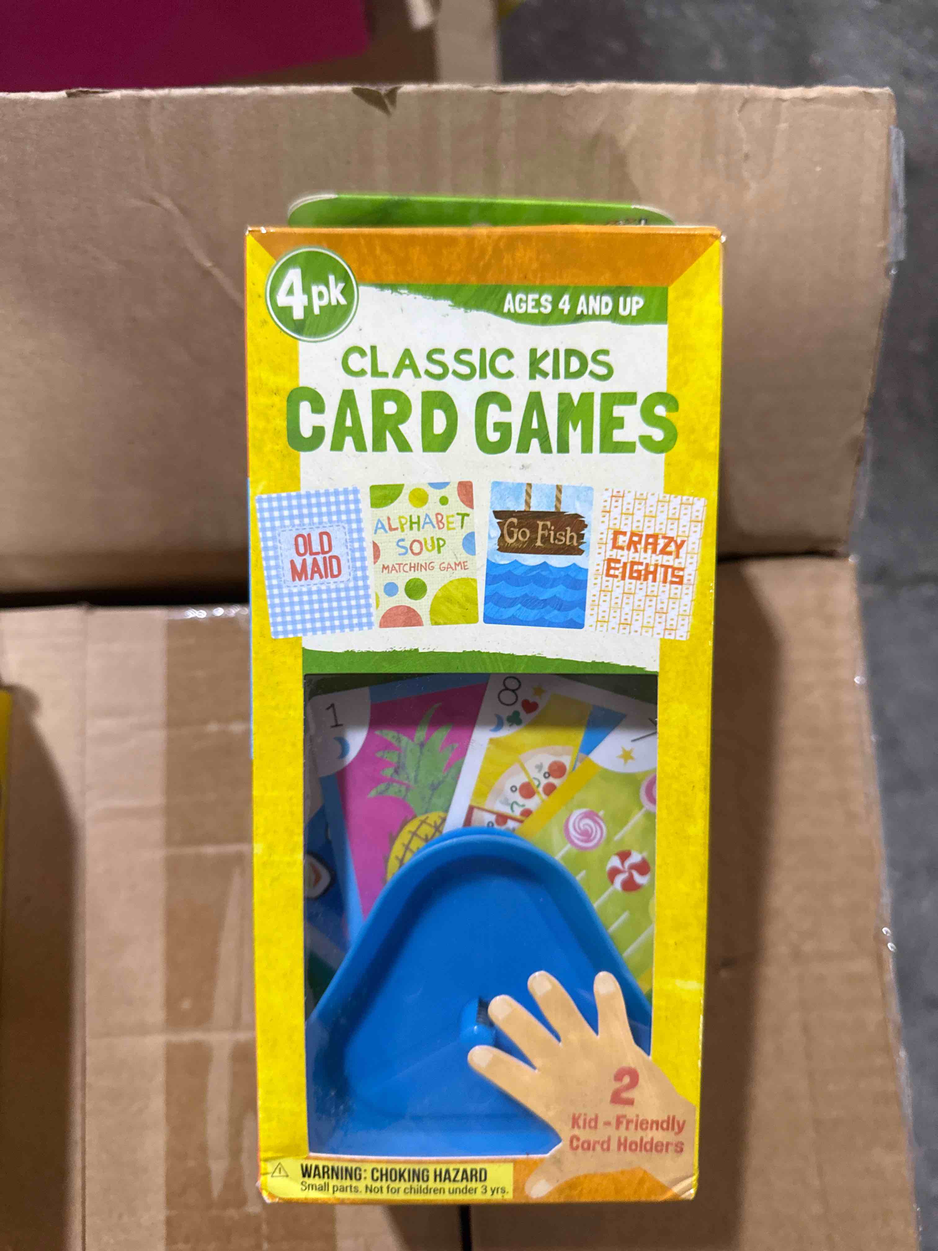 CLASSIC KIDS CARD GAMES 4IN1