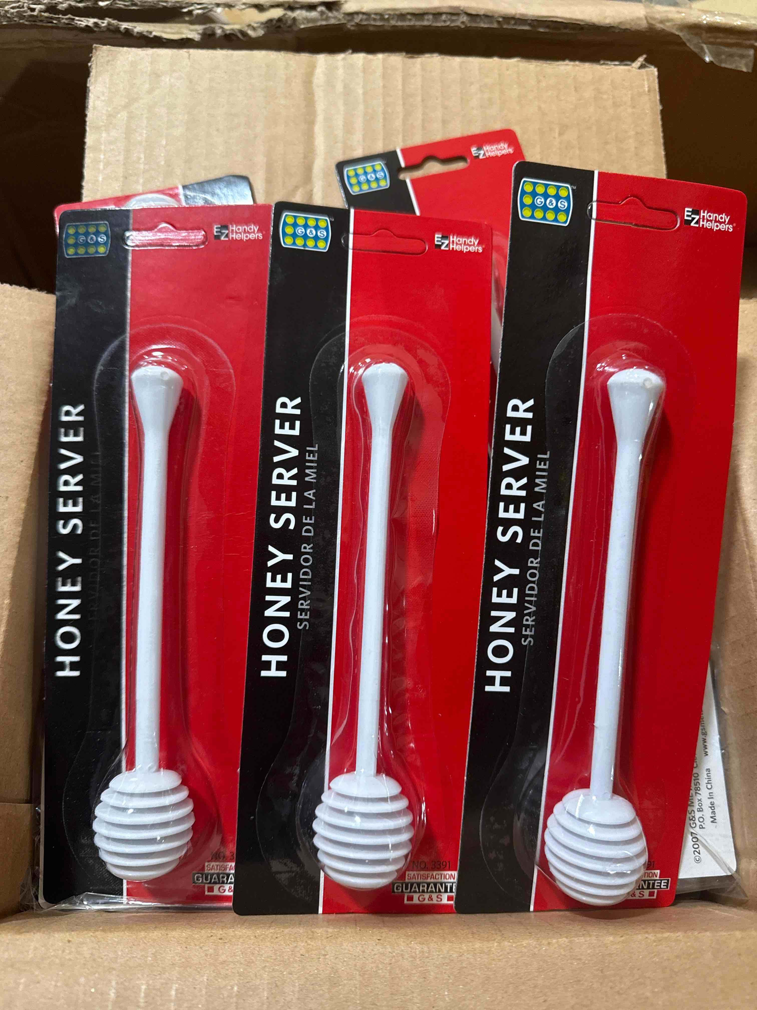 Case of 24 Ez Handy Helpers Honey Server 