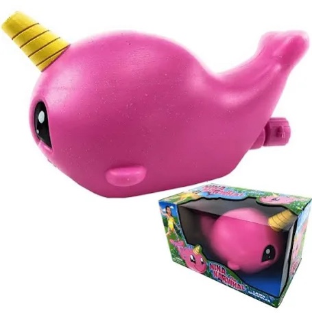 nina the narwhal (pink unicorn of the sea) water sprinkler