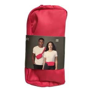 GAPFit Adult Unisex Lightweight & Adjustable Zippered Belt Bag (Pink)