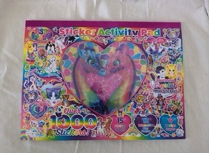 NEW Lisa Frank Giant Sticker Activity Book Over 1000 Stickers Bendon.
