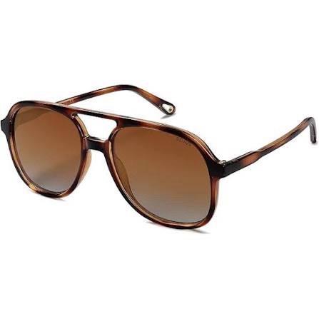 SOJOS Retro Polarized Aviator Sunglasses Womens Mens Classic 70s Vintage Trendy Square Aviators