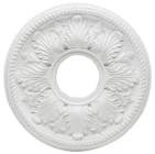 Hampton Bay 82265 14 in. White Bellezza Ceiling Medallion