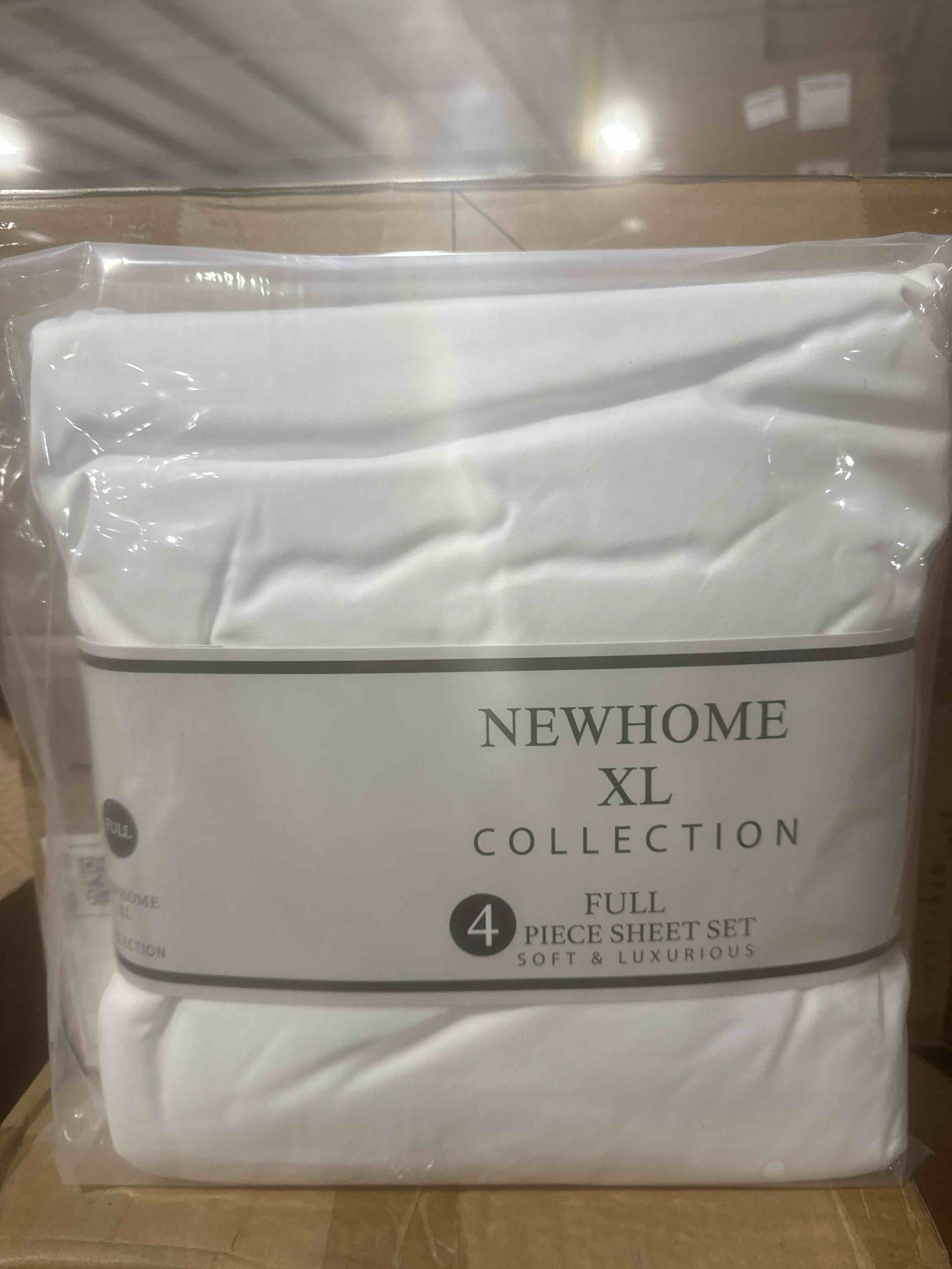 new home xl collection 4 piece sheet set full 