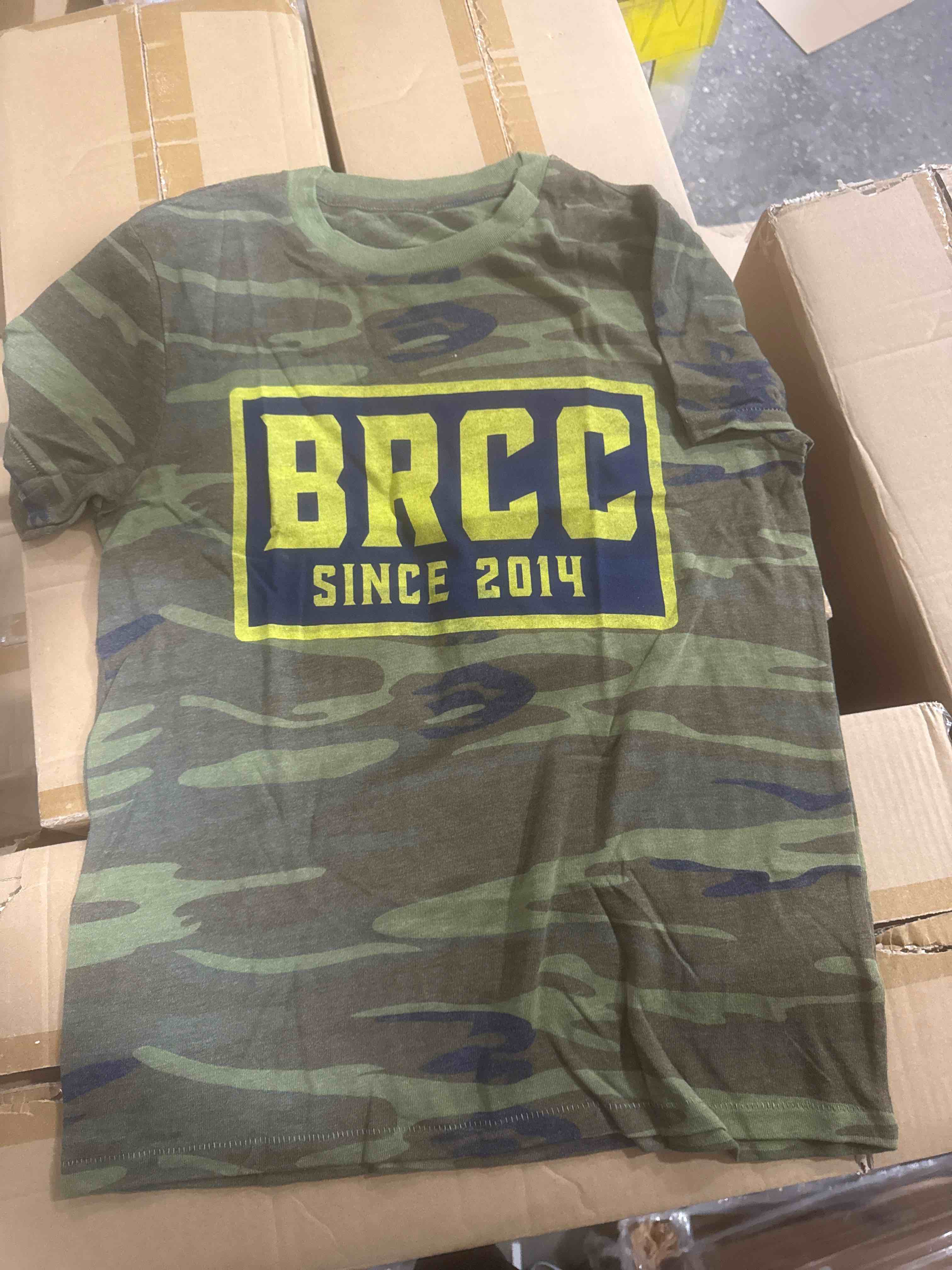 black rifle camp tshirt size medium