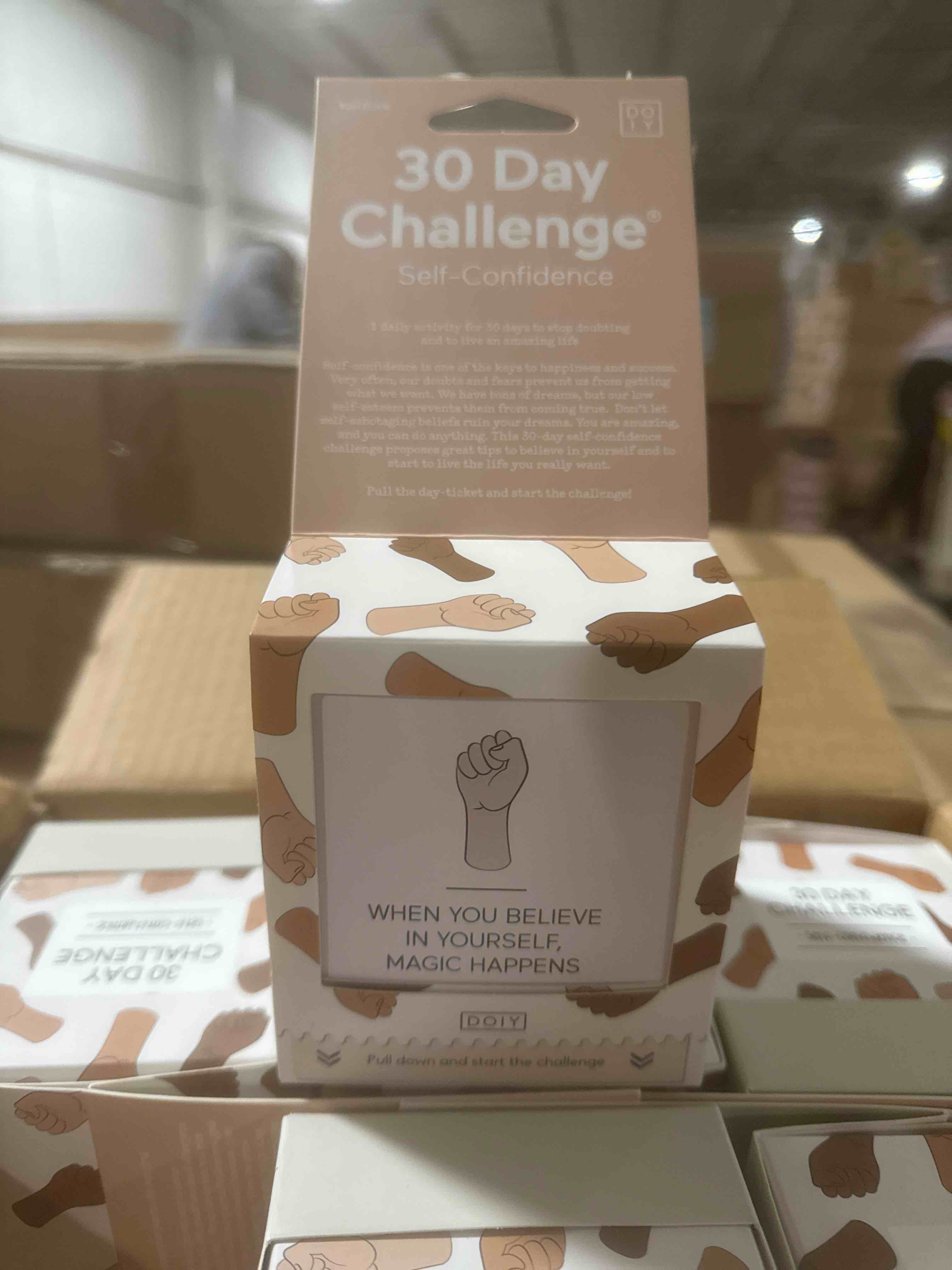 30 day challenge, self-confidence case of six