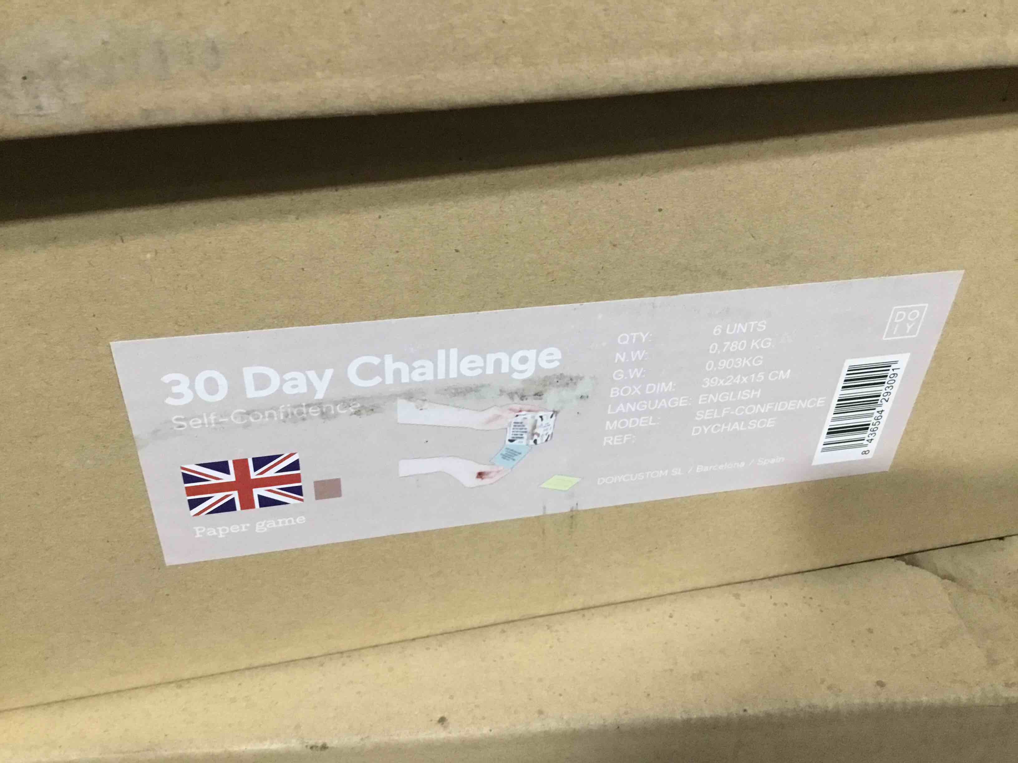 30 day challenge, self-confidence case of six