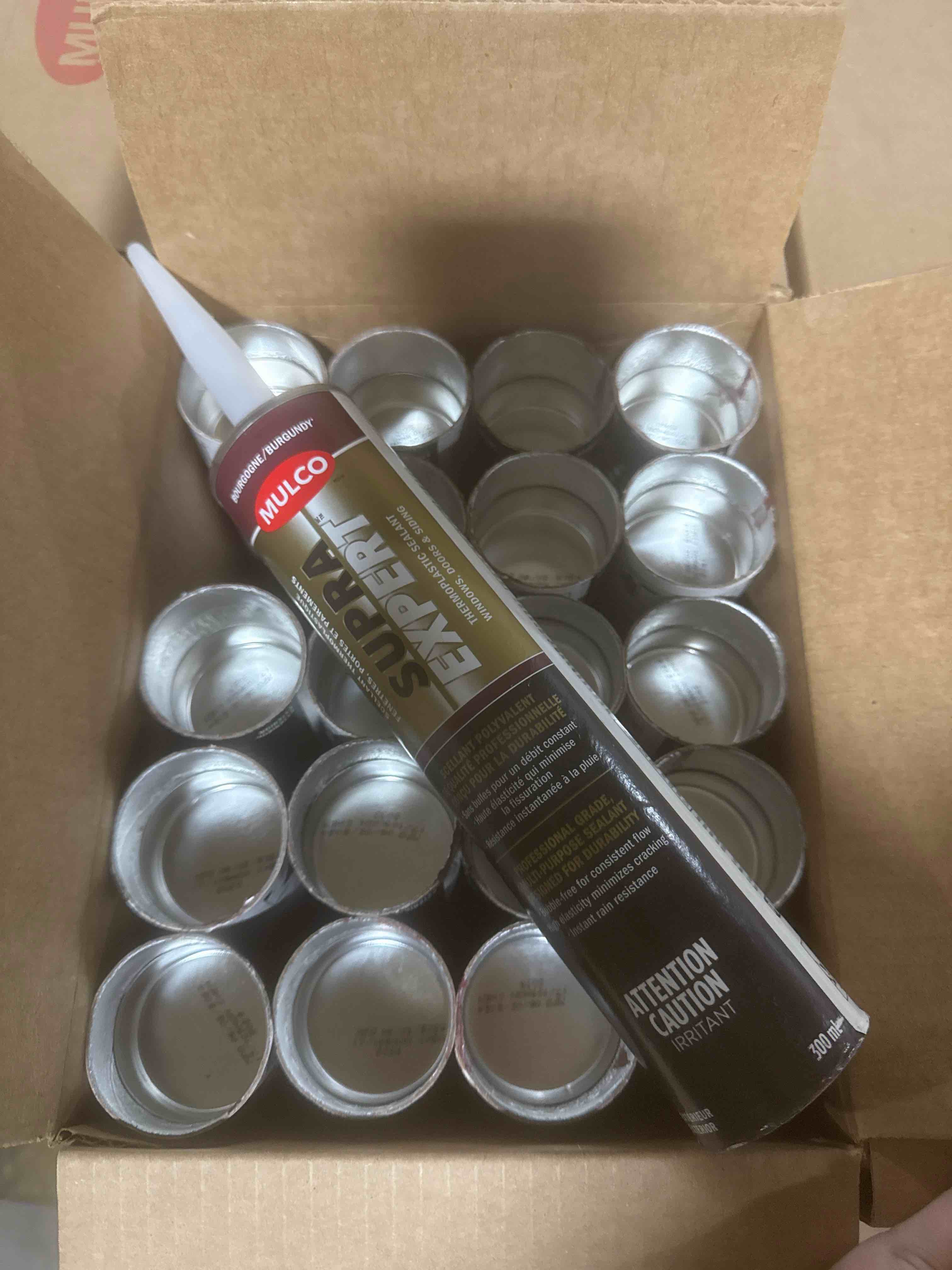 case of 20 mulco supra expert burgundy culk