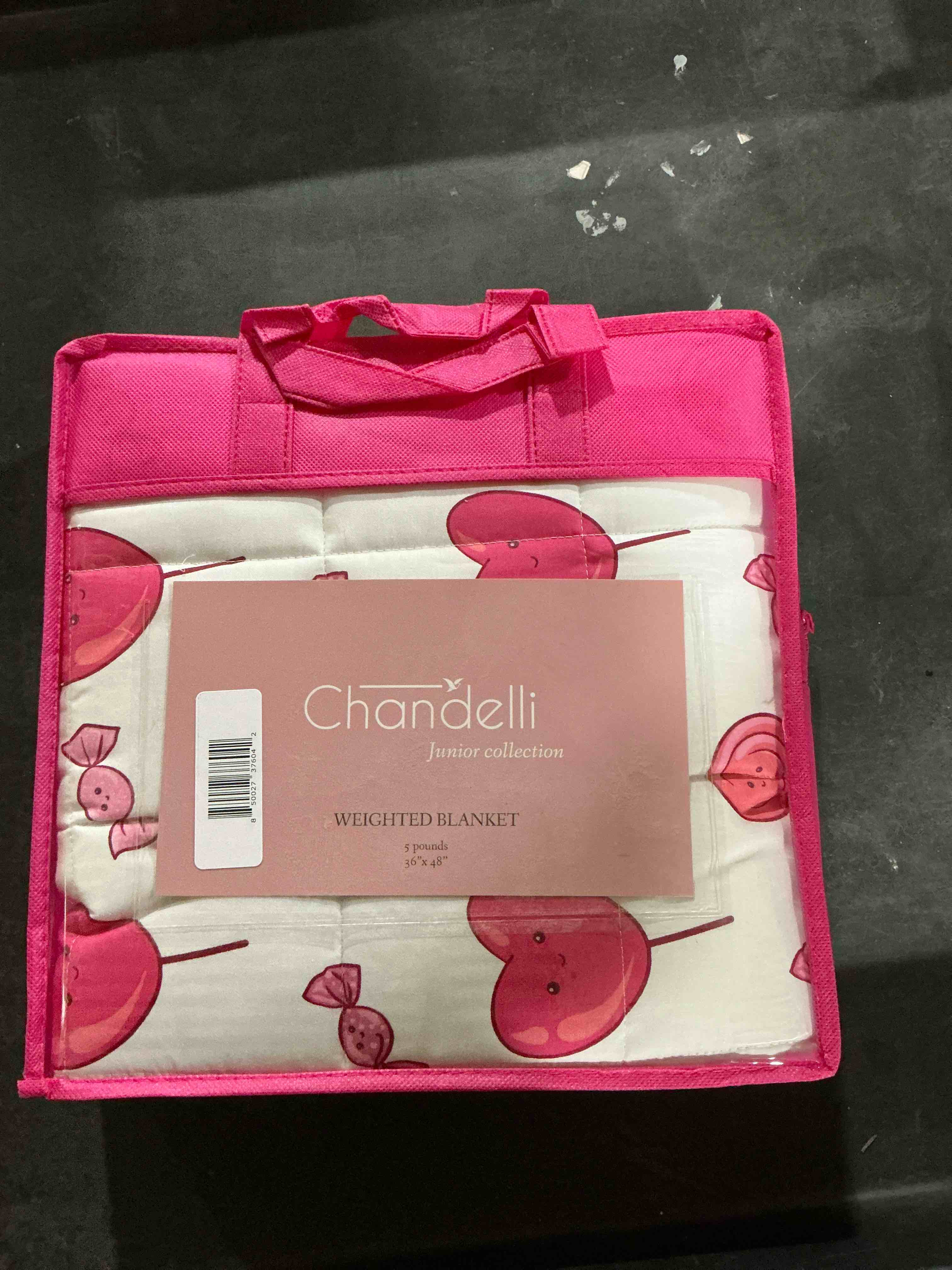 Chandelli Junior Collection Weighted Blanket , 5 Pounds 36” x 48” 