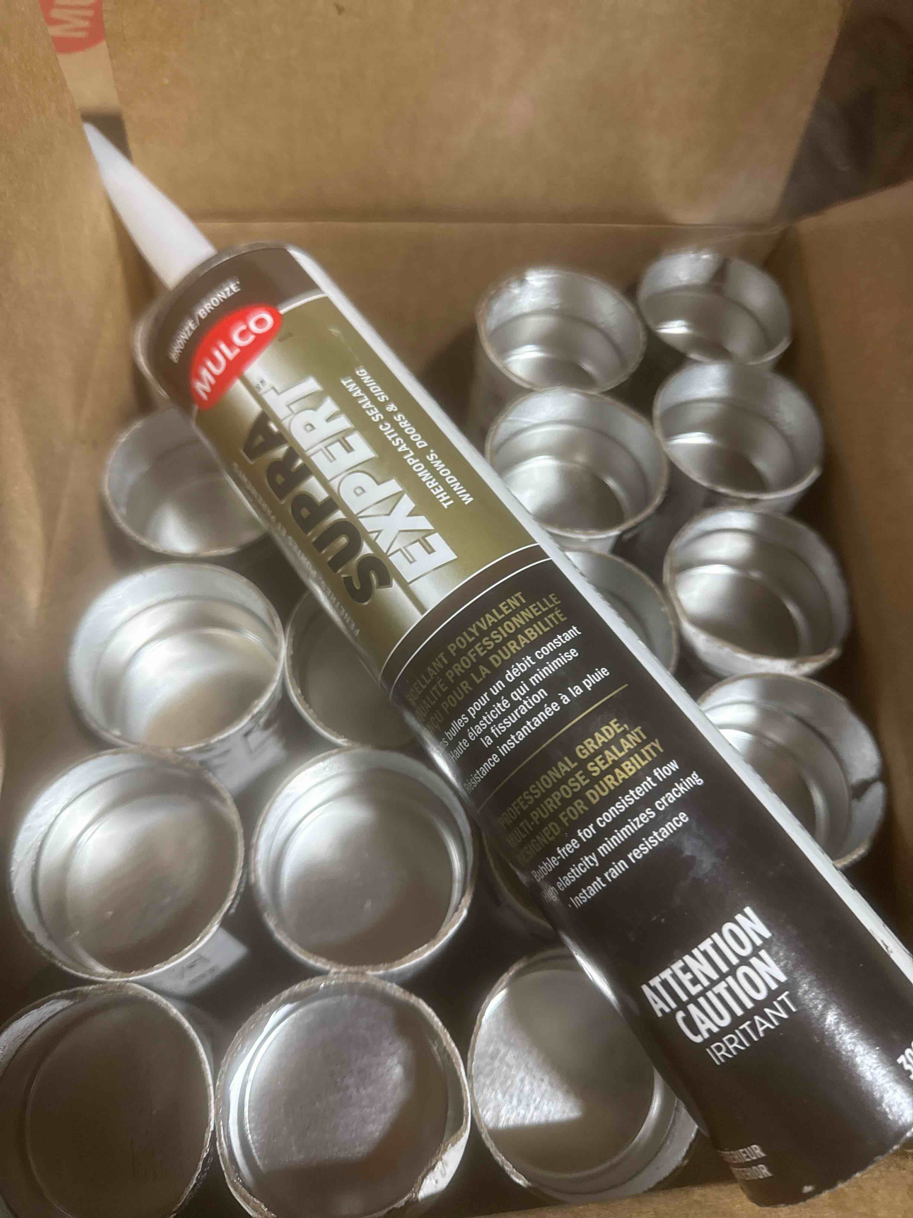 case of 20 mulco supra expert sealant bronze 300ml