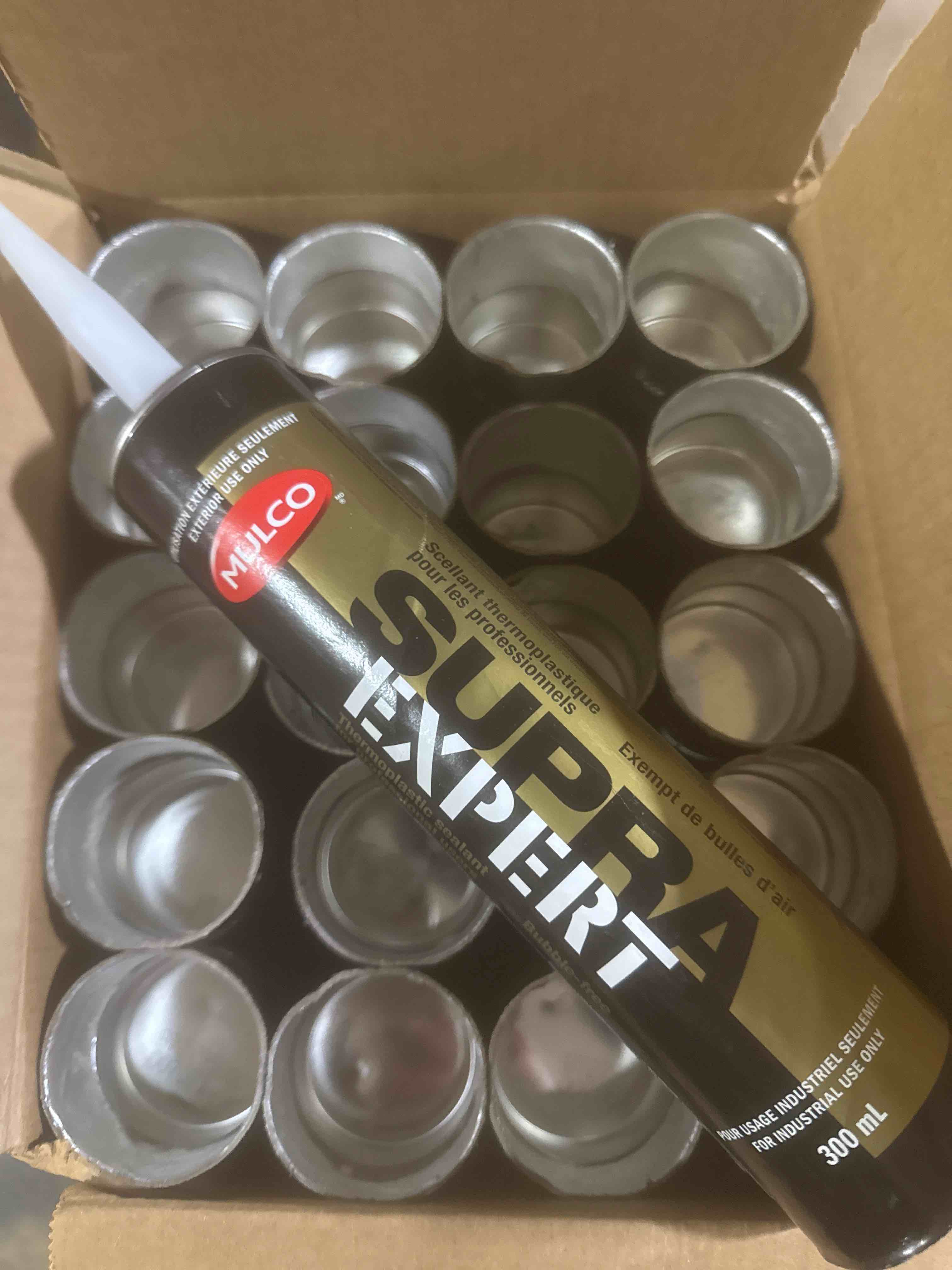 case of 20 mulco Supra expert sealant Hudson slate 300ml