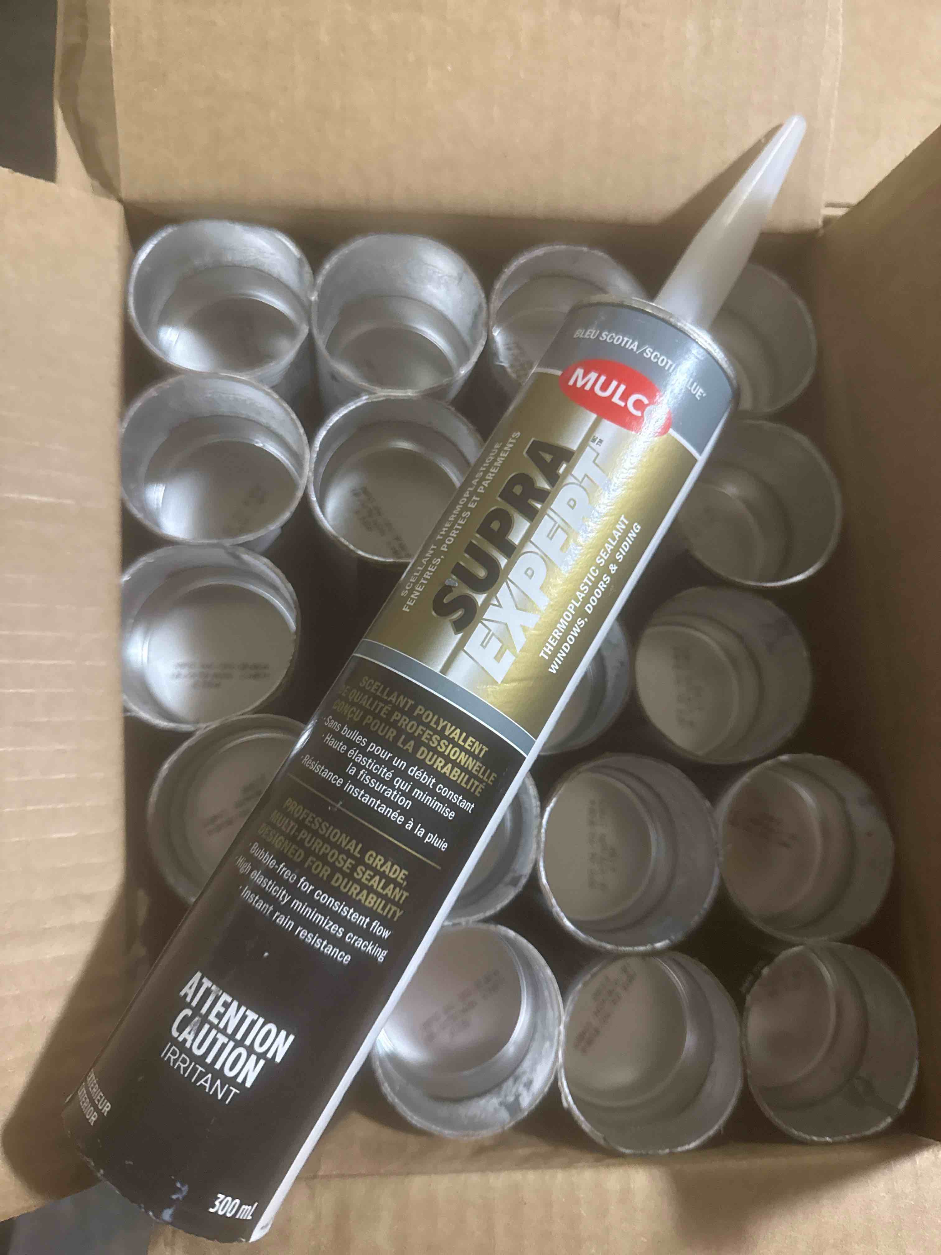 case of 20 mulco Supra expert sealant blue scotia 300ml 