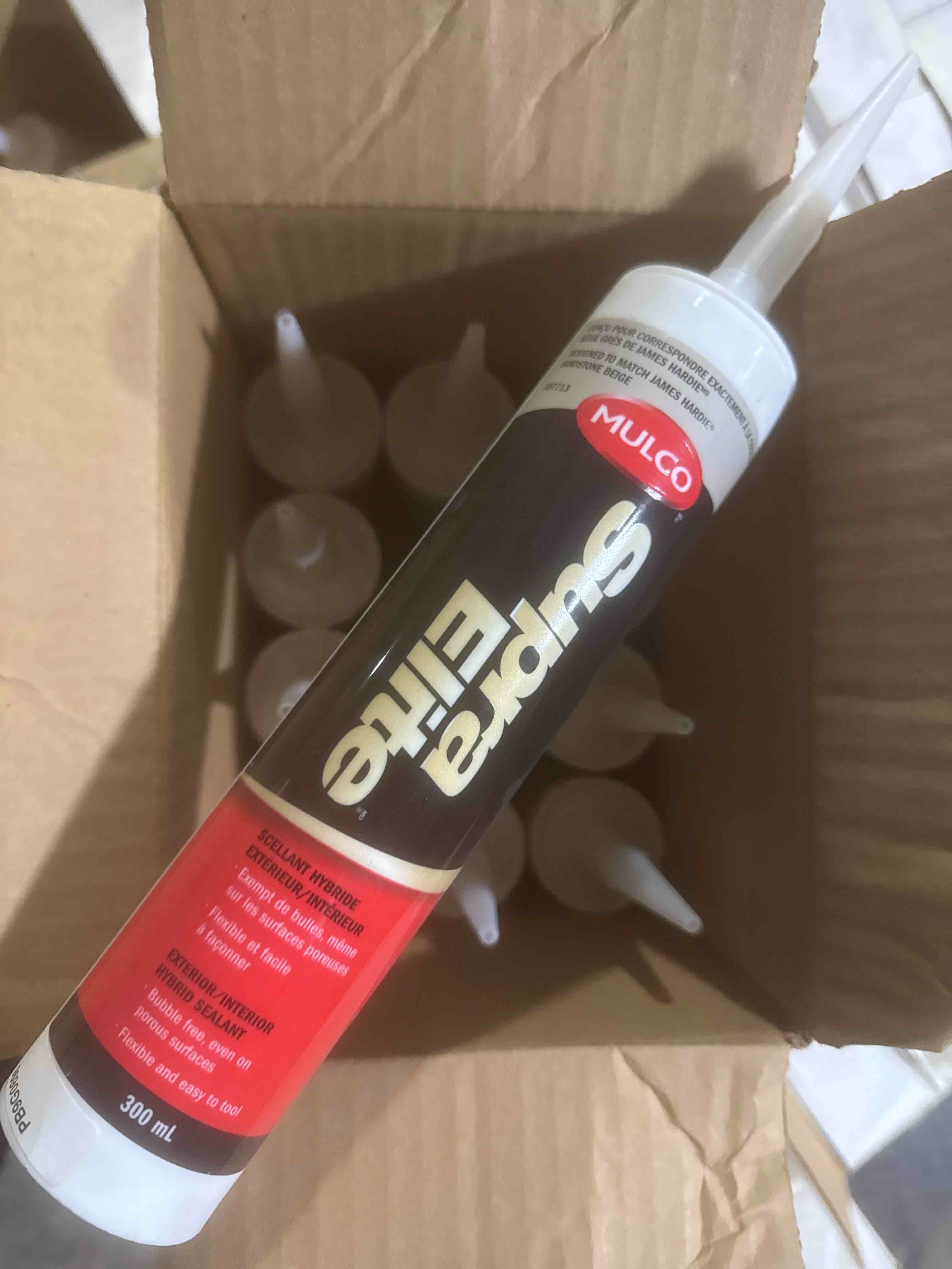 case of 12 Supra elite sealant sandstone beige 300ml