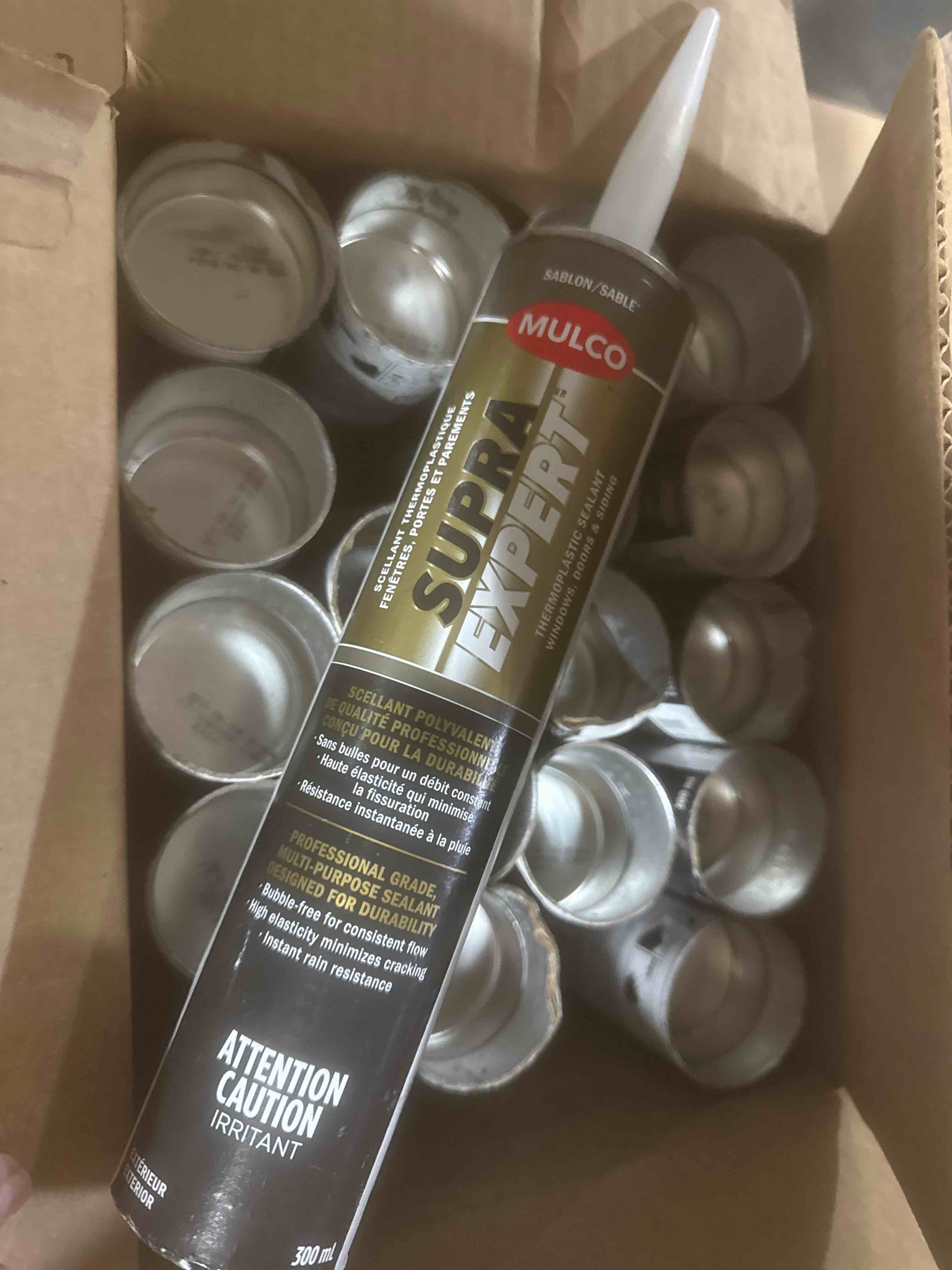 case of 20 mulco Supra expert sable 300ml