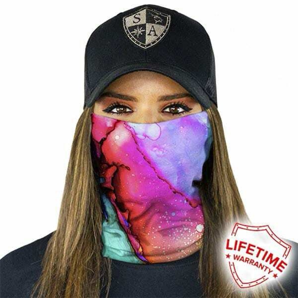 SA fishing gear, watercolor, face protector