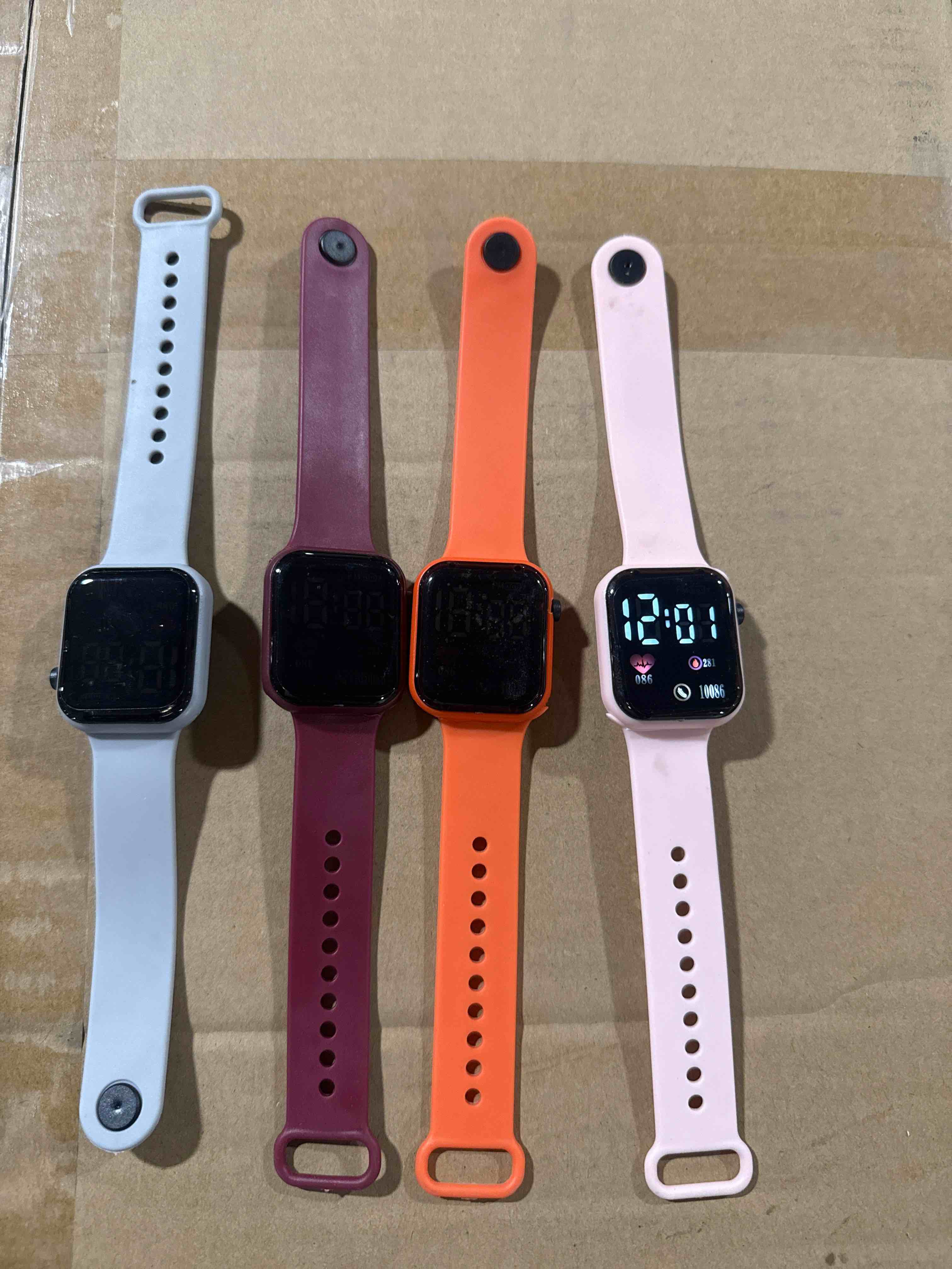 Lot of 4 Kids Digital Watch