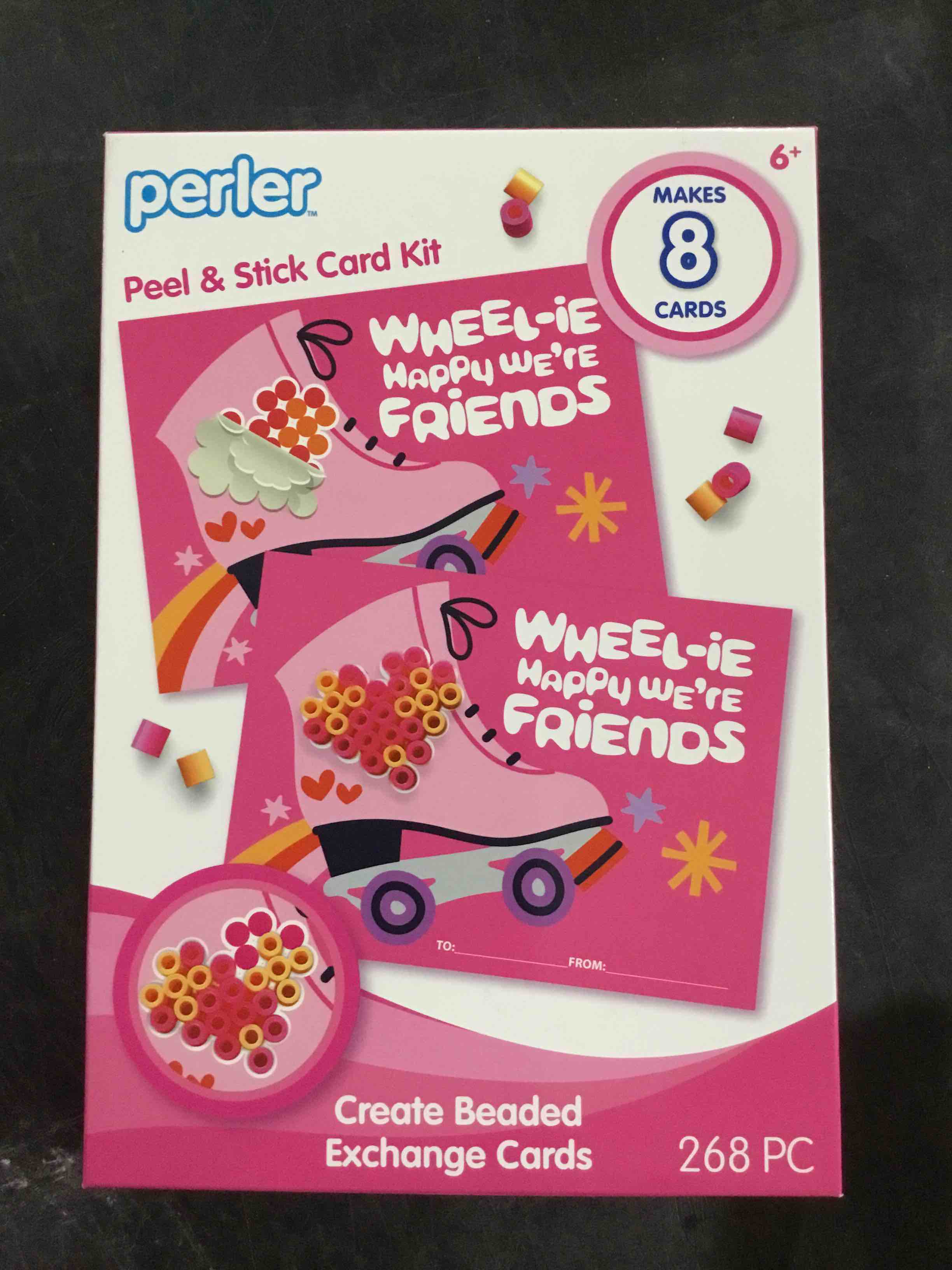 Perler 8ct Wheelie Bead Valentine's Day Exchange Cards