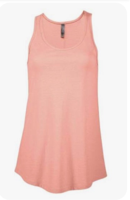 Size 2X Delta Apparel P506C - Ladies CVC Flowy Tank (bid per tank) 