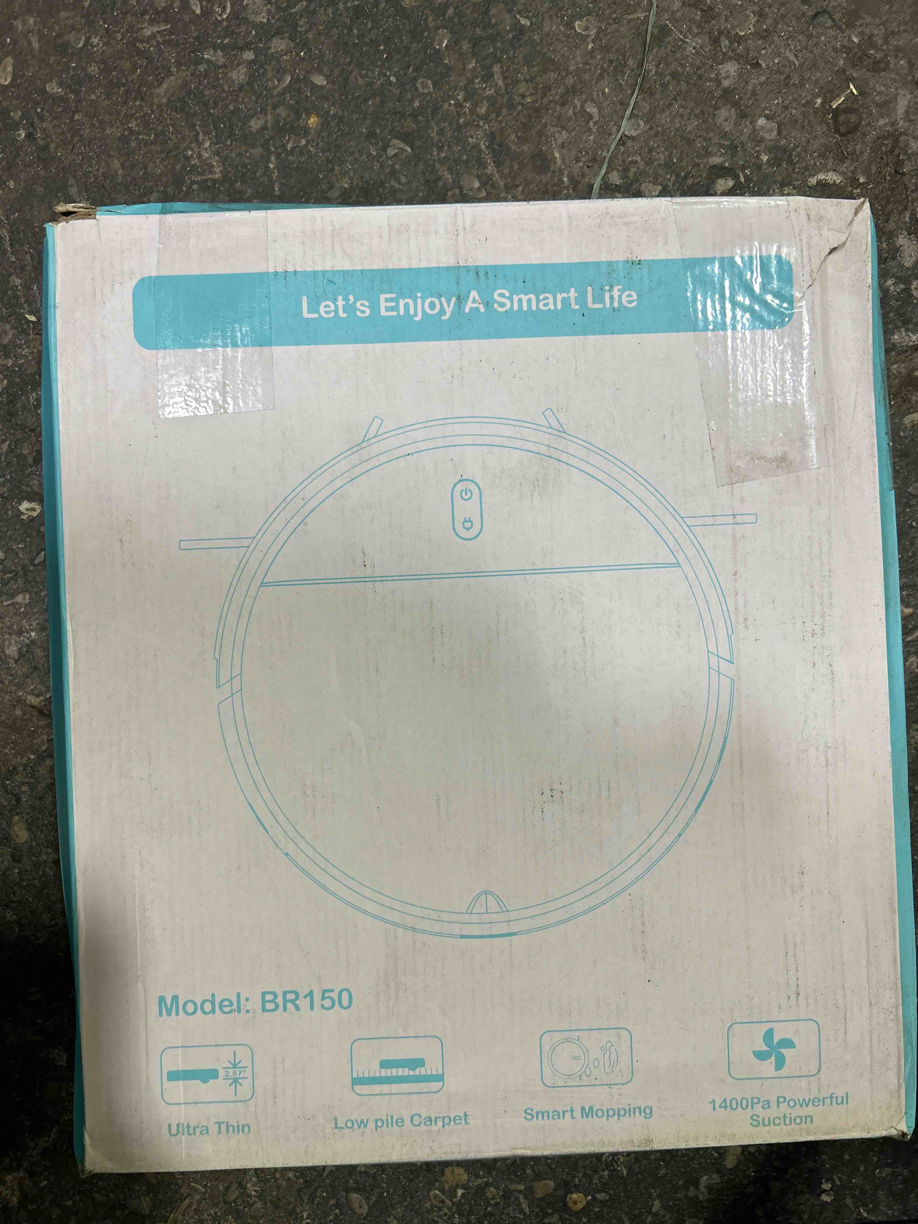 GTTVO BR150 2-in-1 Robot Vacuum & Mop