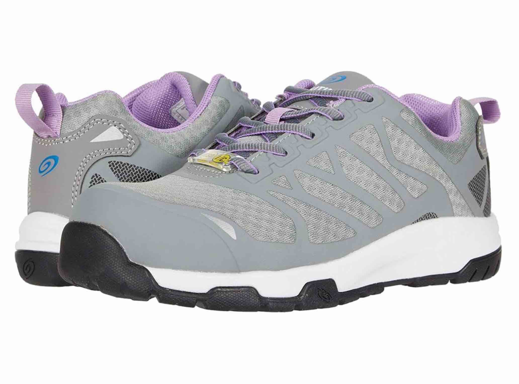 size 10 Nautilus 2489 Women s Velocity Slip Resistant ESD Work Shoe - Carbon