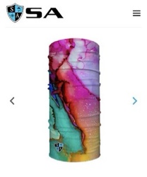 SA fishing gear, watercolor, face protector