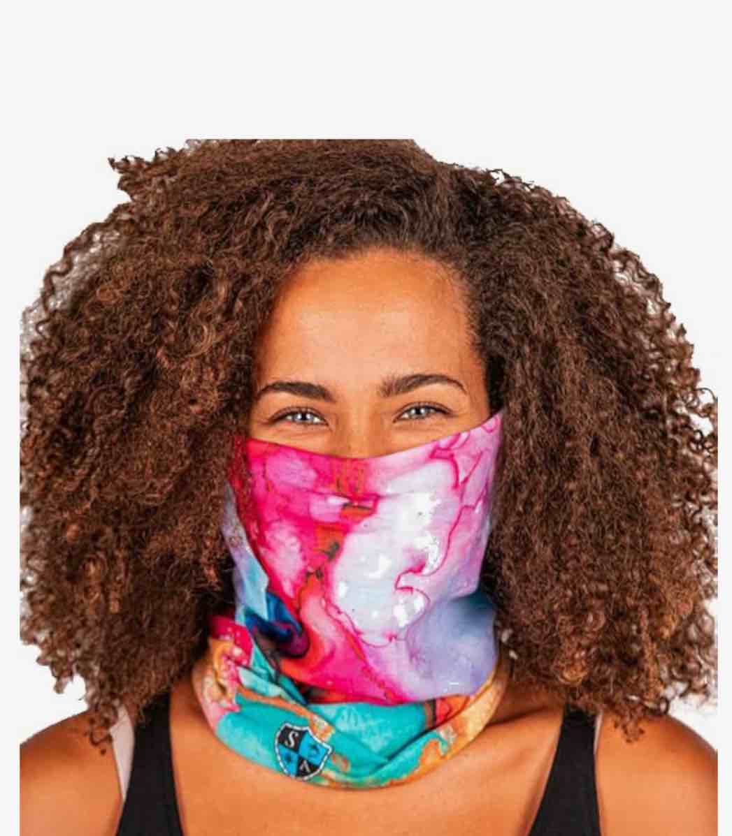 SA fishing gear, watercolor, face protector