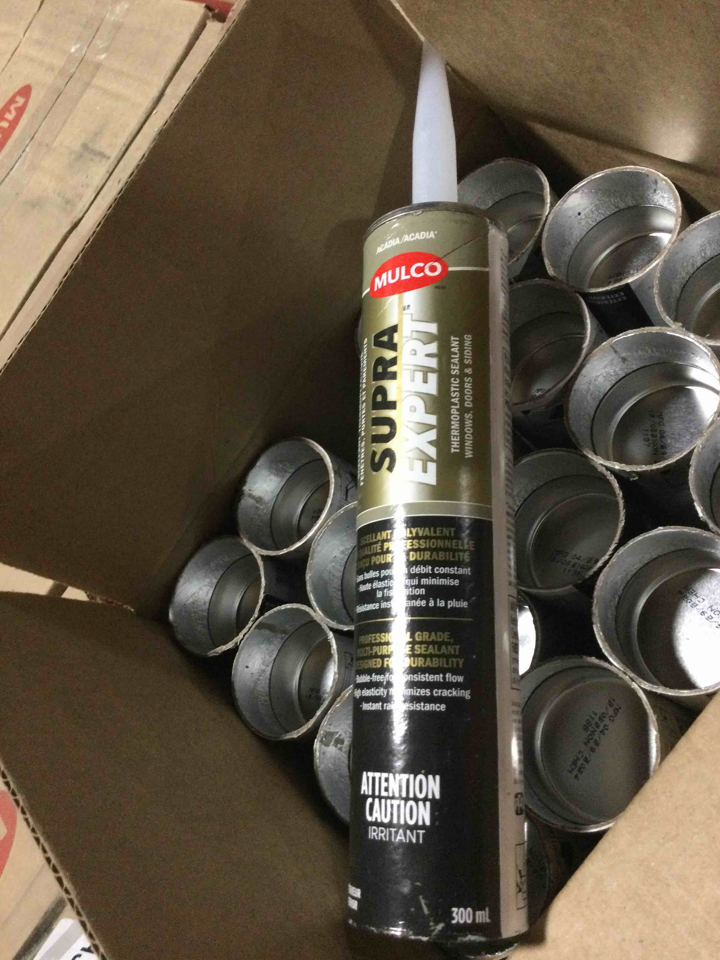 case of 20 mulco 104810 20x300 Supra expert thermal plastic sealant-Acadia 