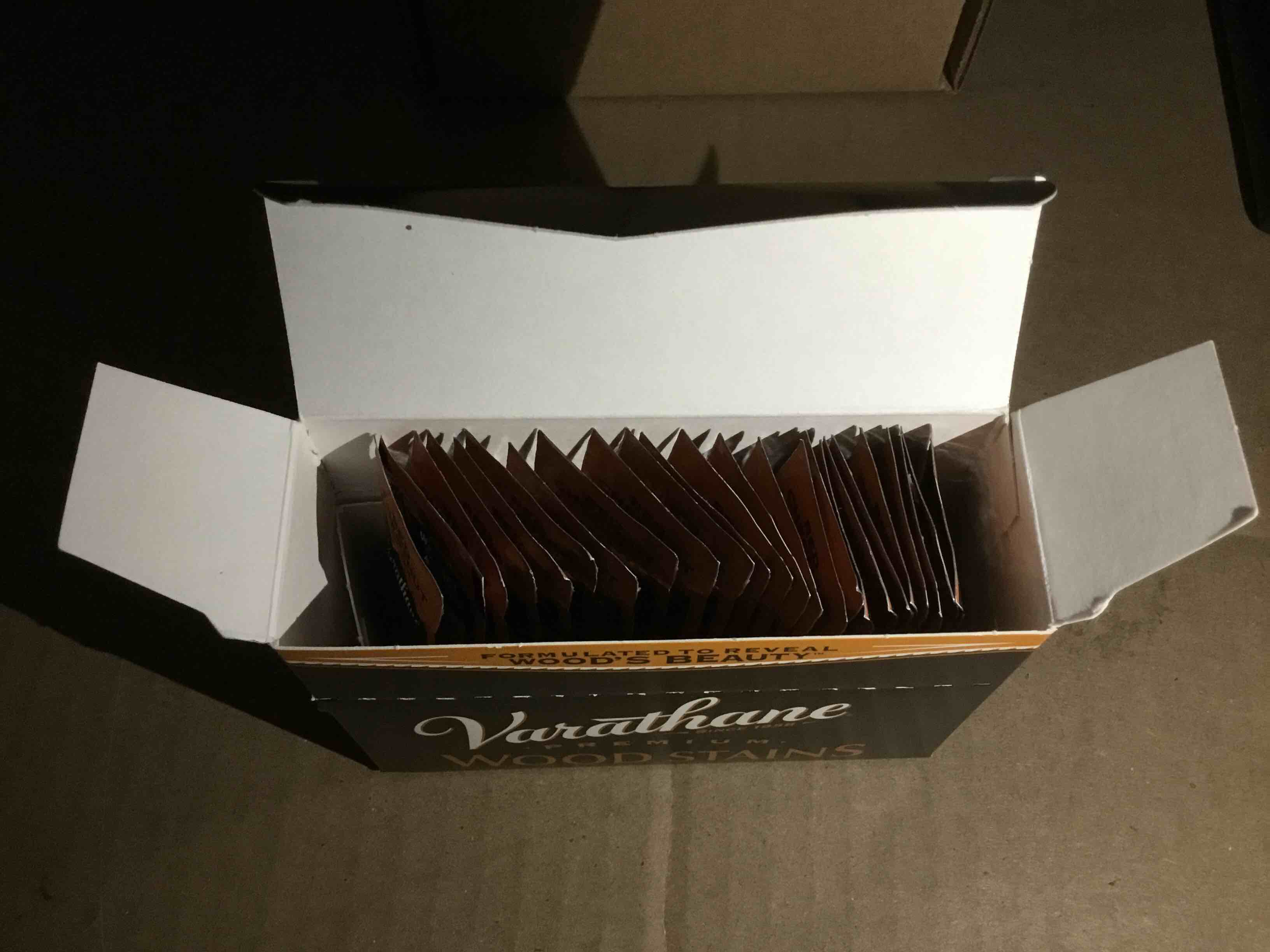 Varathane Premium Wood Stains Sample Pack, 24 Pack