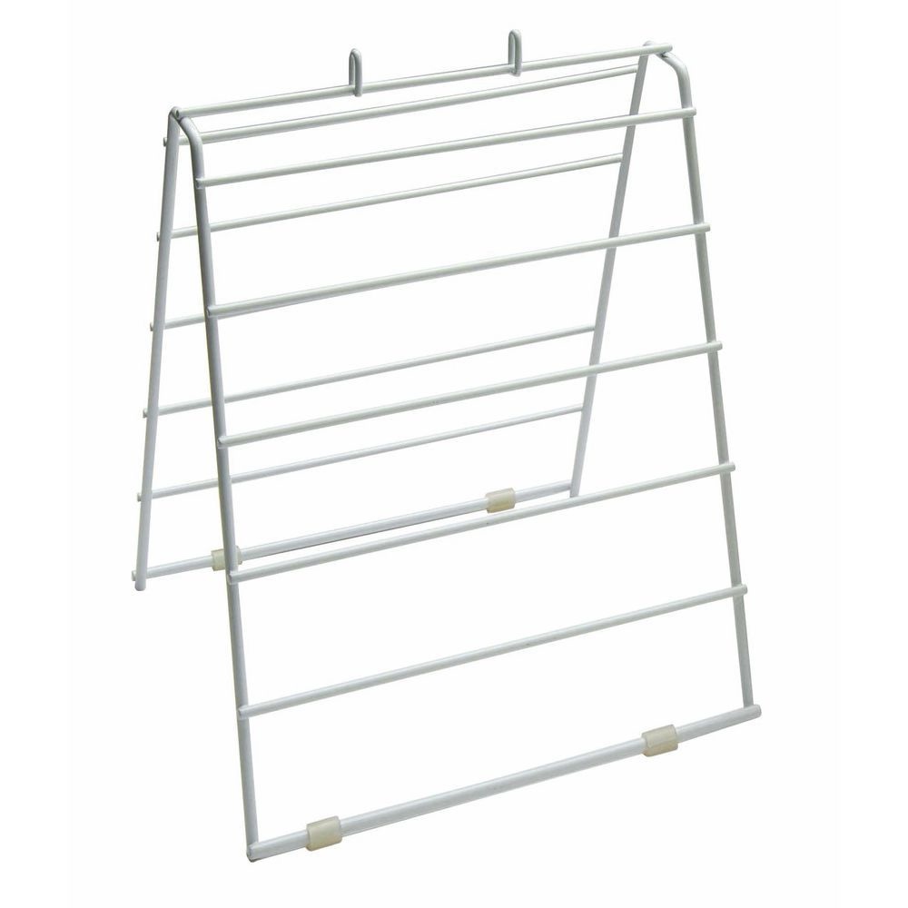 HUBERT® White Coated Wire Saddle Deli Bag Dispenser - 9"L x 6"D x 11 1/2"H.Pack of 4