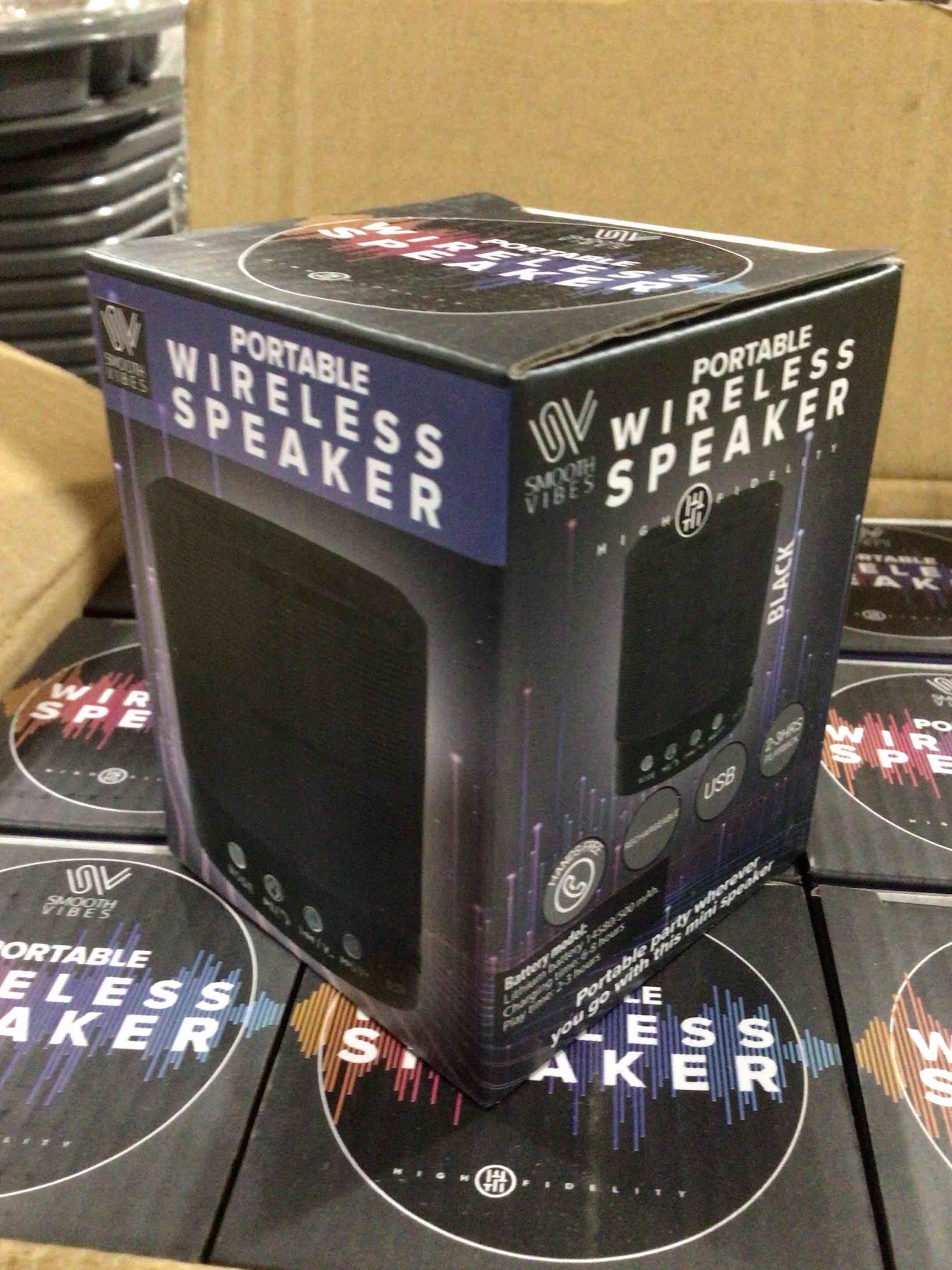 Portable wireless speaker