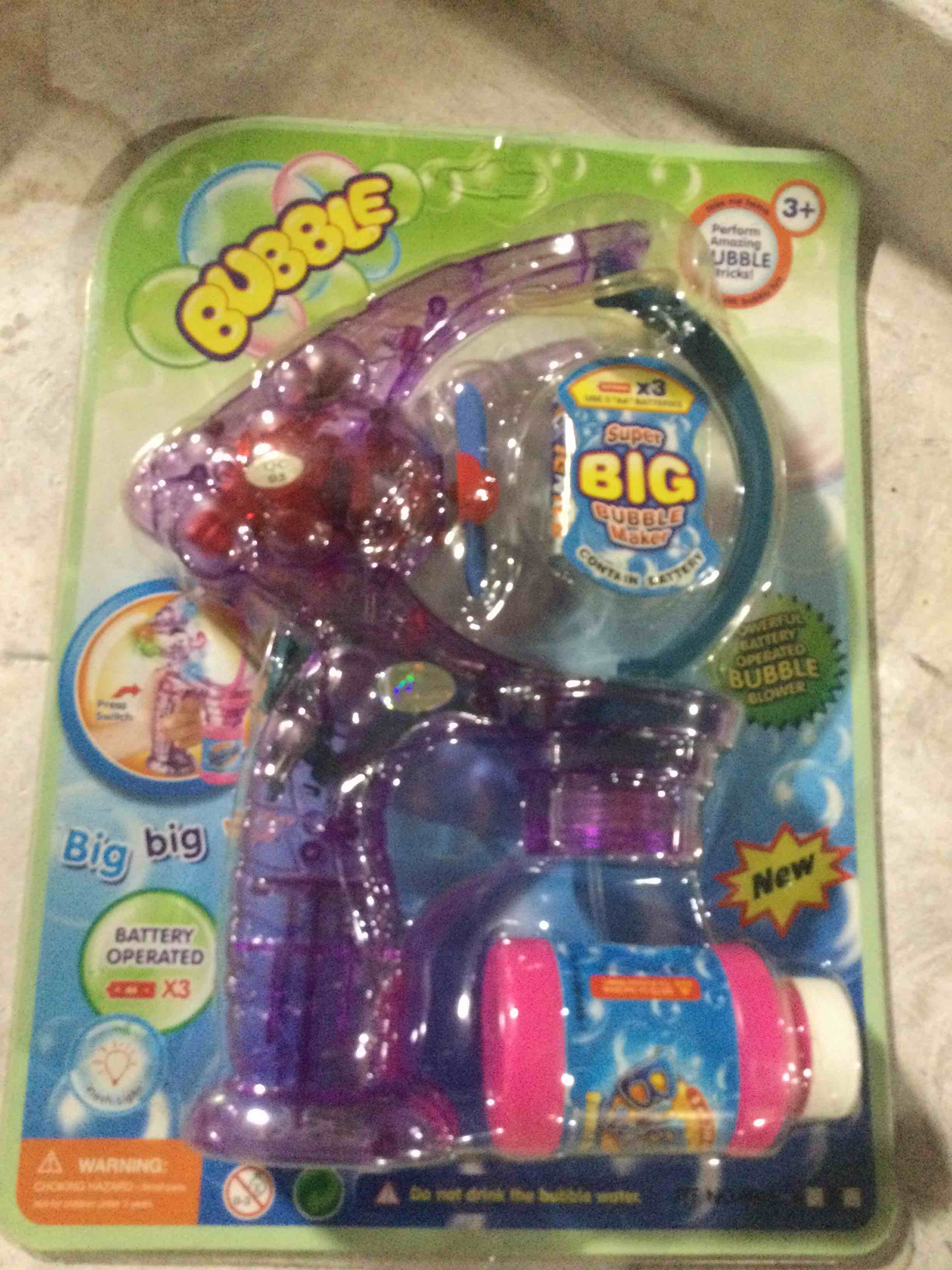 Amazing Bubble Blower Gun - Super Big Bubble Maker